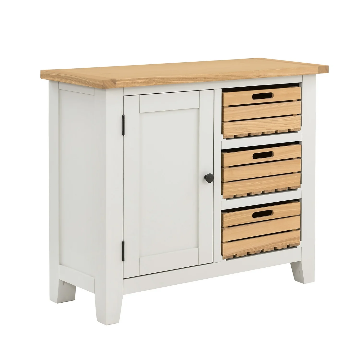Ashstead Small Sideboard - Oak & Ivory Ashstead Small Sideboard - Oak & Ivory -Famous Furniture Store 12917103 2004897162597452