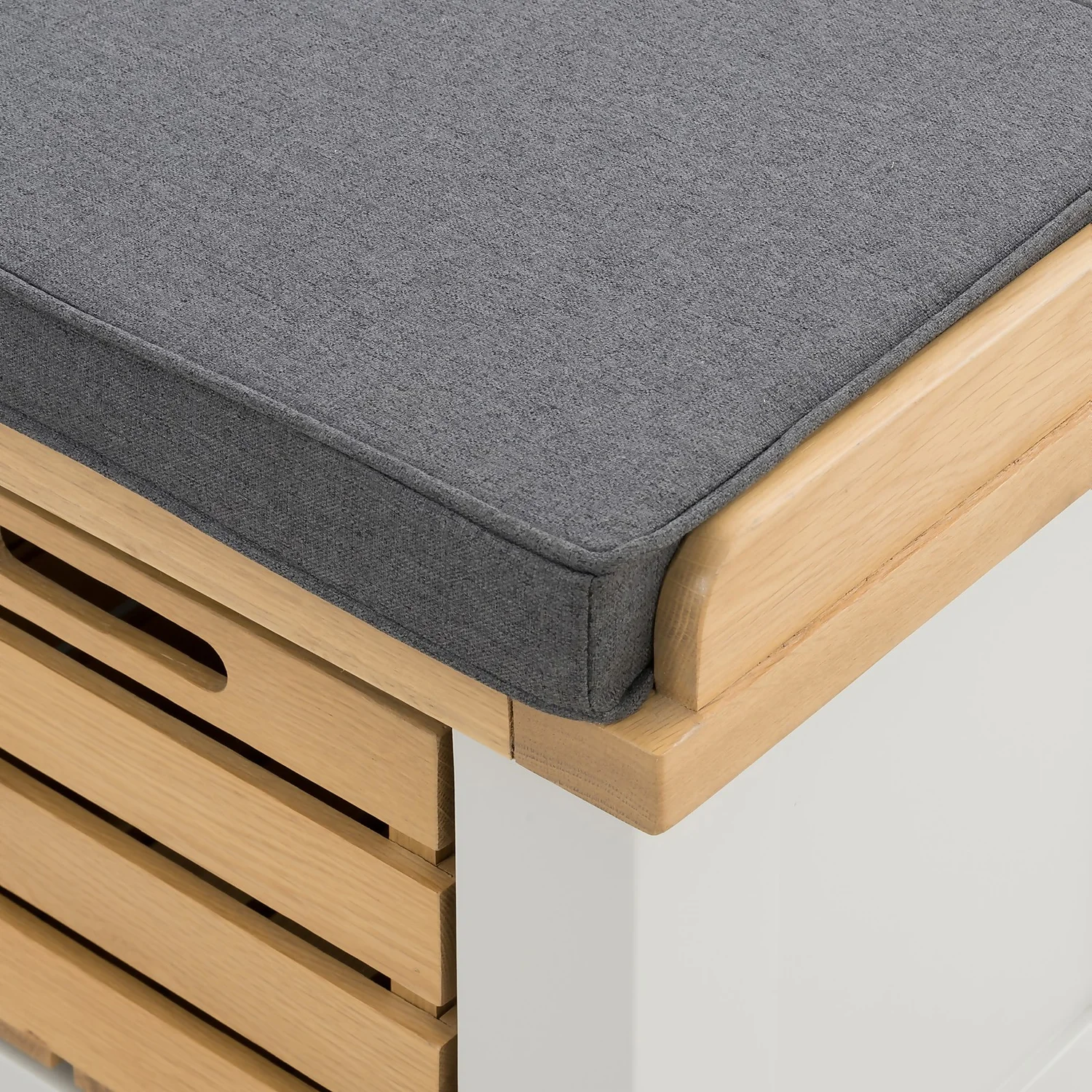 Ashstead Storage Bench - Oak & Ivory Ashstead Storage Bench - Oak & Ivory -Famous Furniture Store 12917106 1414897162942773