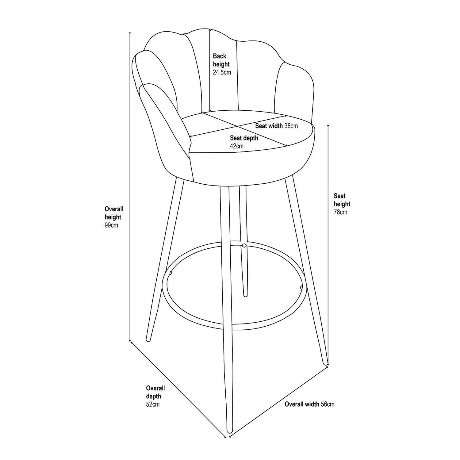Sophia Bar Stool - Blush Sophia Bar Stool - Blush -Famous Furniture Store 12937423 2015009657824251