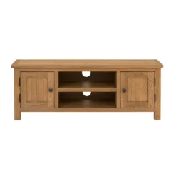 Norbury Wide TV Stand - Oak -Famous Furniture Store 12940838 2054873341814554