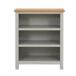 Norbury Low Bookcase - Grey 2 Norbury Low Bookcase - Grey -Famous Furniture Store 12940859 3694889183449380