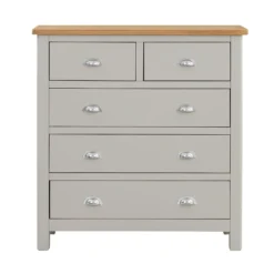 Norbury 5 Drawer Chest - Grey 3 Norbury 5 Drawer Chest - Grey -Famous Furniture Store 12940860 3534873335632298