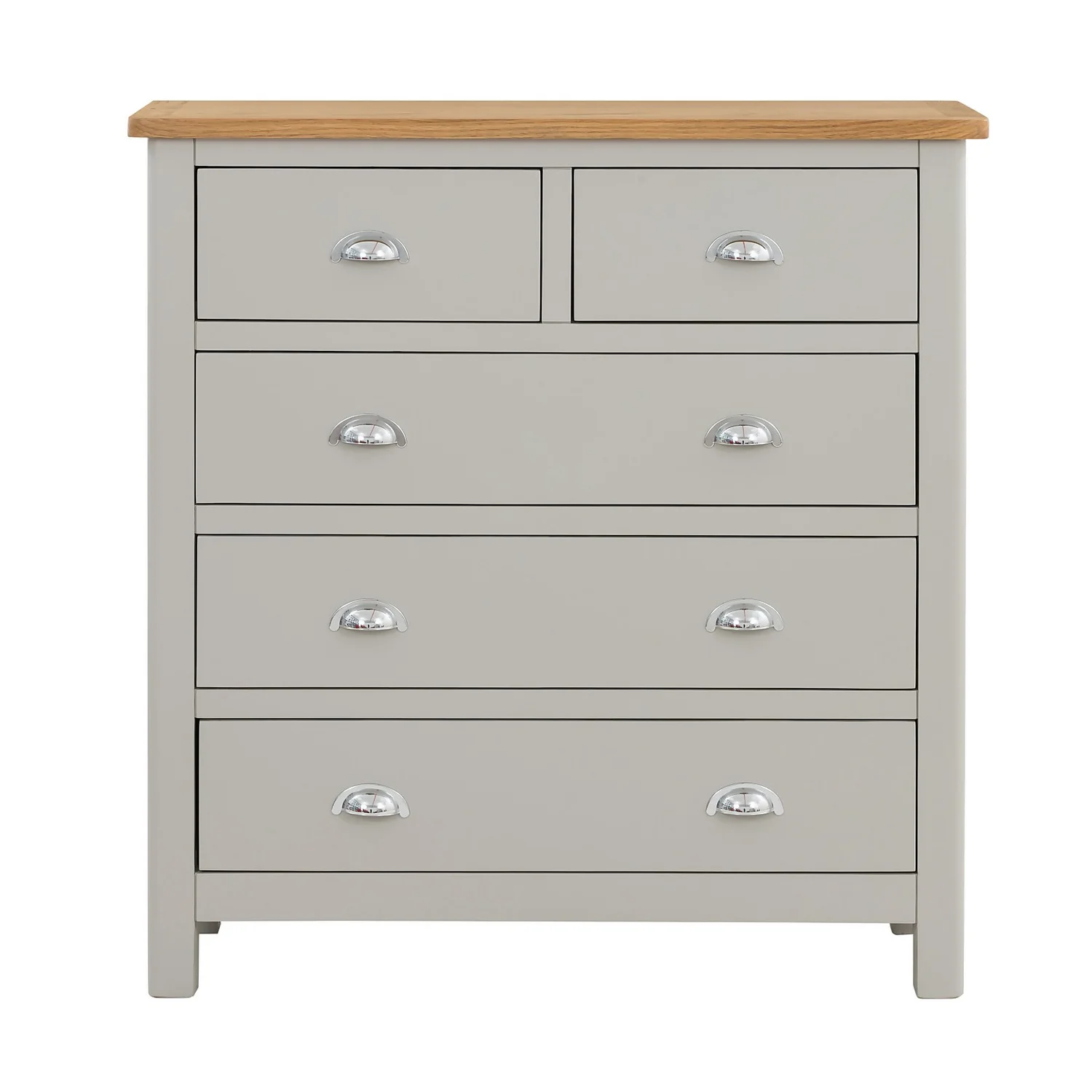 Norbury 5 Drawer Chest - Grey Norbury 5 Drawer Chest - Grey -Famous Furniture Store 12940860 3534873335632298