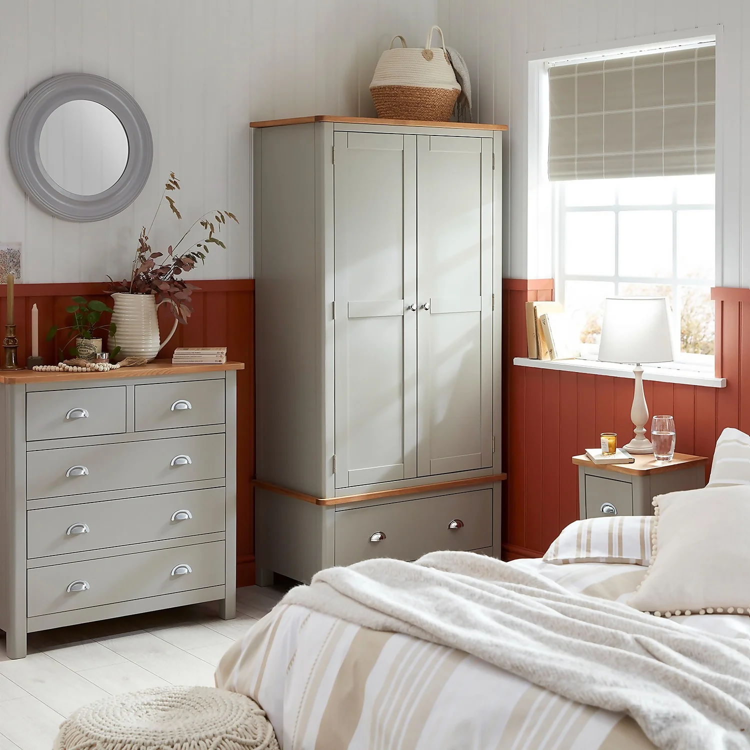 Norbury 5 Drawer Chest - Grey Norbury 5 Drawer Chest - Grey -Famous Furniture Store 12940860 4414938451475328