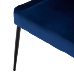 Ava Velvet Dining Chair - Set Of 2 - Navy -Famous Furniture Store 13125758 1034978604735010