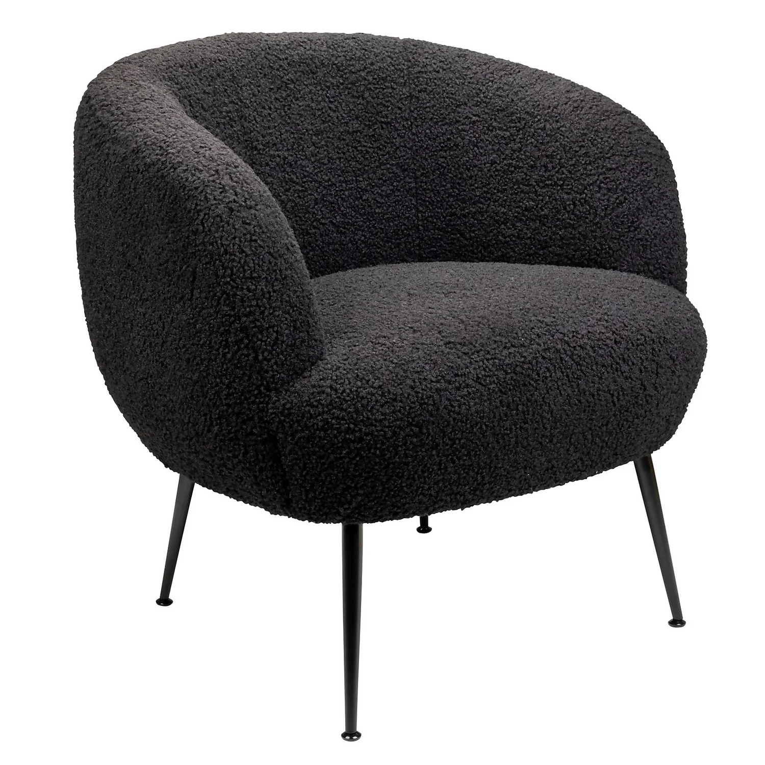 Tori Boucle Tub Chair - Black Tori Boucle Tub Chair - Black -Famous Furniture Store 13130400 1994919264898960