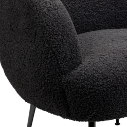 Tori Boucle Tub Chair - Black 5 Tori Boucle Tub Chair - Black -Famous Furniture Store 13130400 9684919264964372