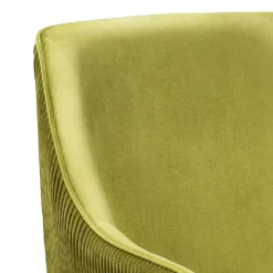 Pia Pleat Swivel Chair - Olive -Famous Furniture Store 13222763 1654940701676772