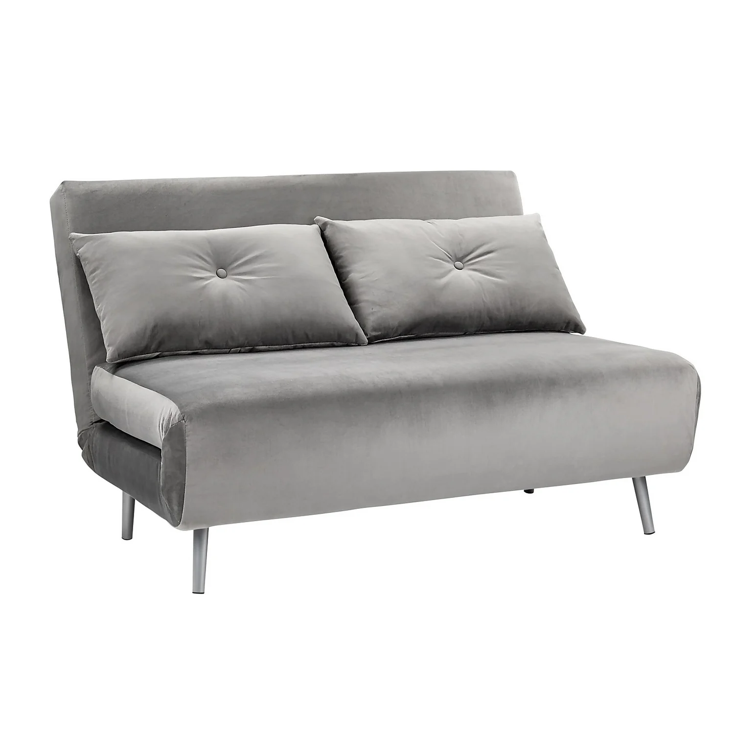 Freya Velvet Folding Sofa Bed - Grey Freya Velvet Folding Sofa Bed - Grey -Famous Furniture Store 13222764 2704933444452813