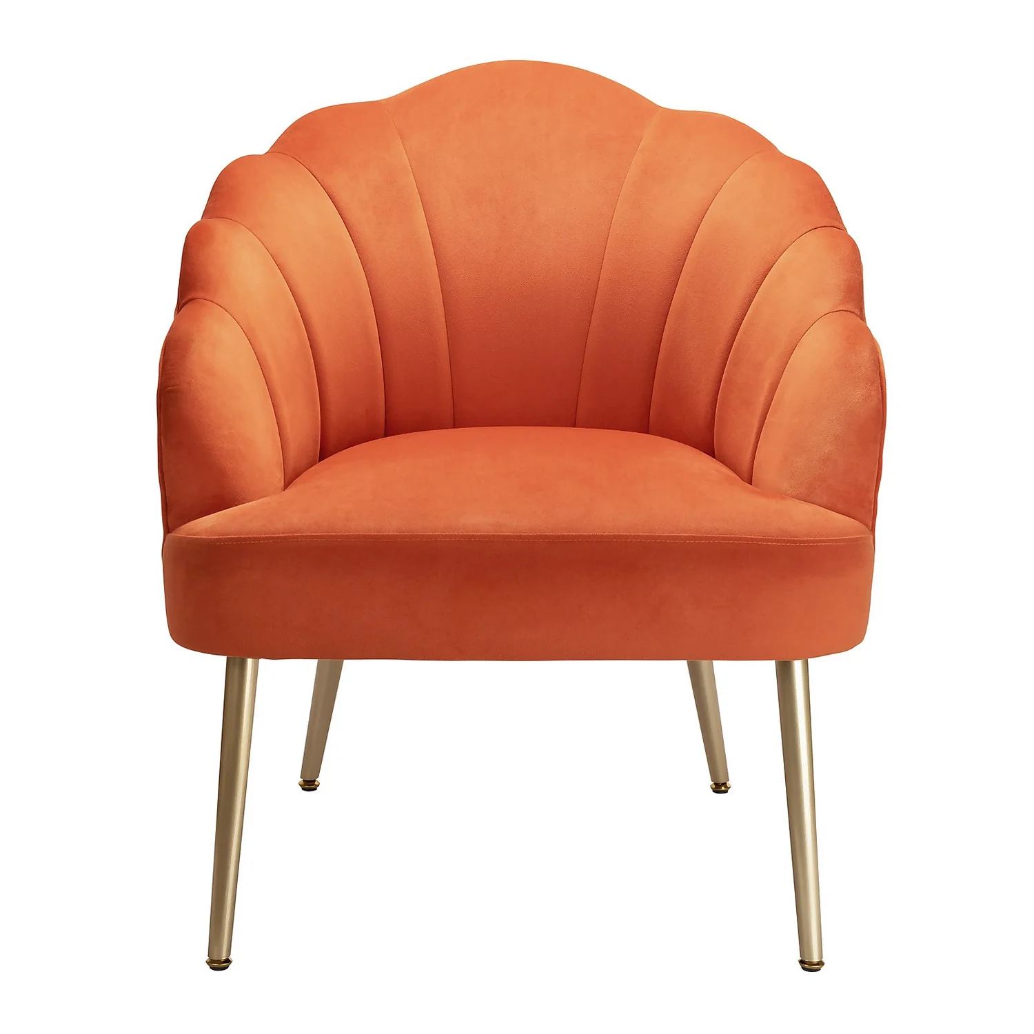 Sophia Scallop Occasional Chair - Burnt Orange Sophia Scallop Occasional Chair - Burnt Orange -Famous Furniture Store 13222770 1854920057578262