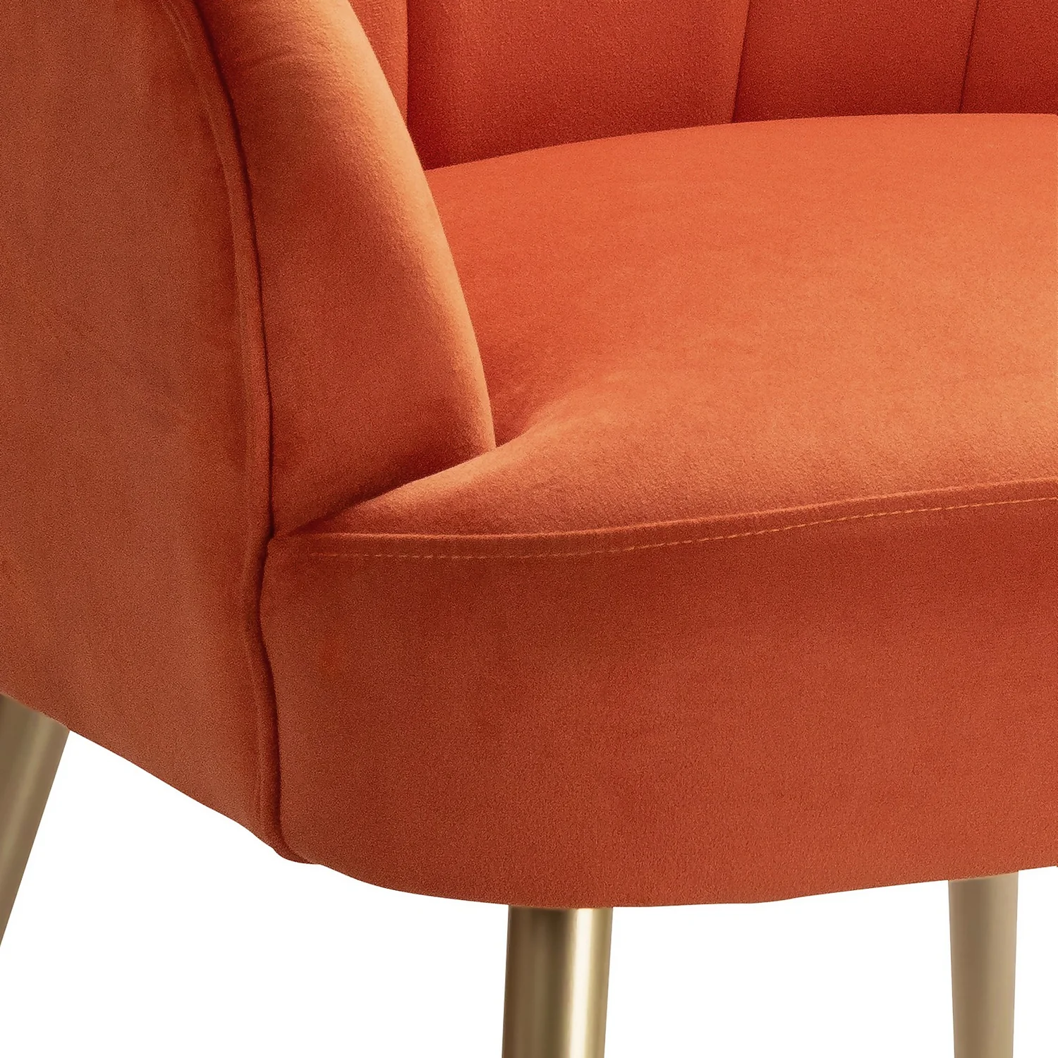 Sophia Scallop Occasional Chair - Burnt Orange Sophia Scallop Occasional Chair - Burnt Orange -Famous Furniture Store 13222770 6824920057736278