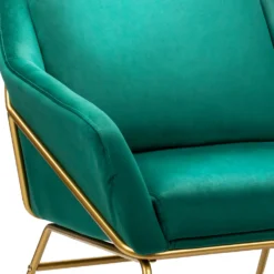 Evelyn Metal Frame Chair - Emerald 6 Evelyn Metal Frame Chair - Emerald -Famous Furniture Store 13222772 1824932955689474