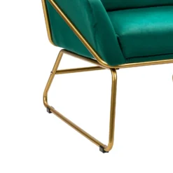 Evelyn Metal Frame Chair - Emerald 7 Evelyn Metal Frame Chair - Emerald -Famous Furniture Store 13222772 3134932955727262