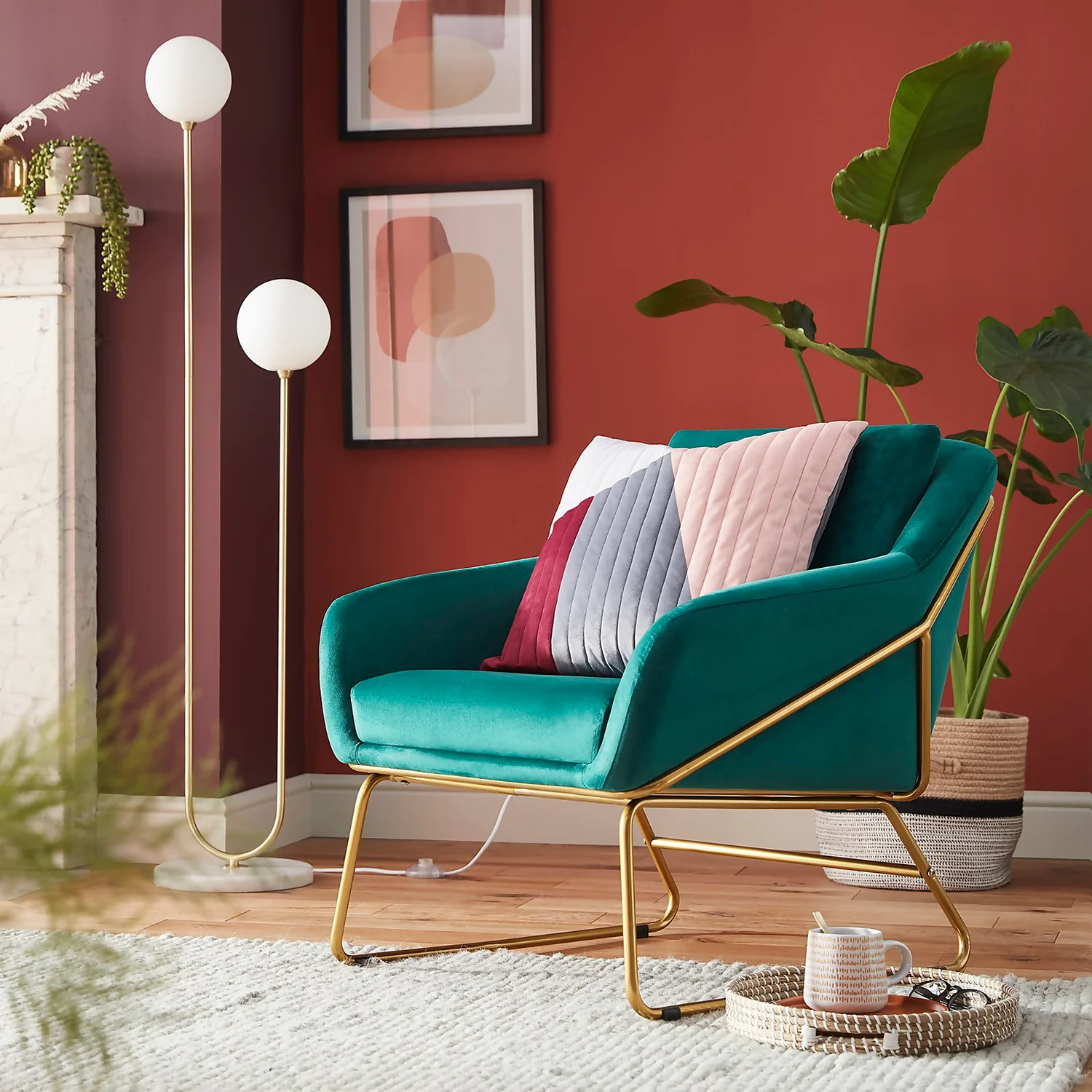 Evelyn Metal Frame Chair - Emerald Evelyn Metal Frame Chair - Emerald -Famous Furniture Store 13222772 3214932955526721