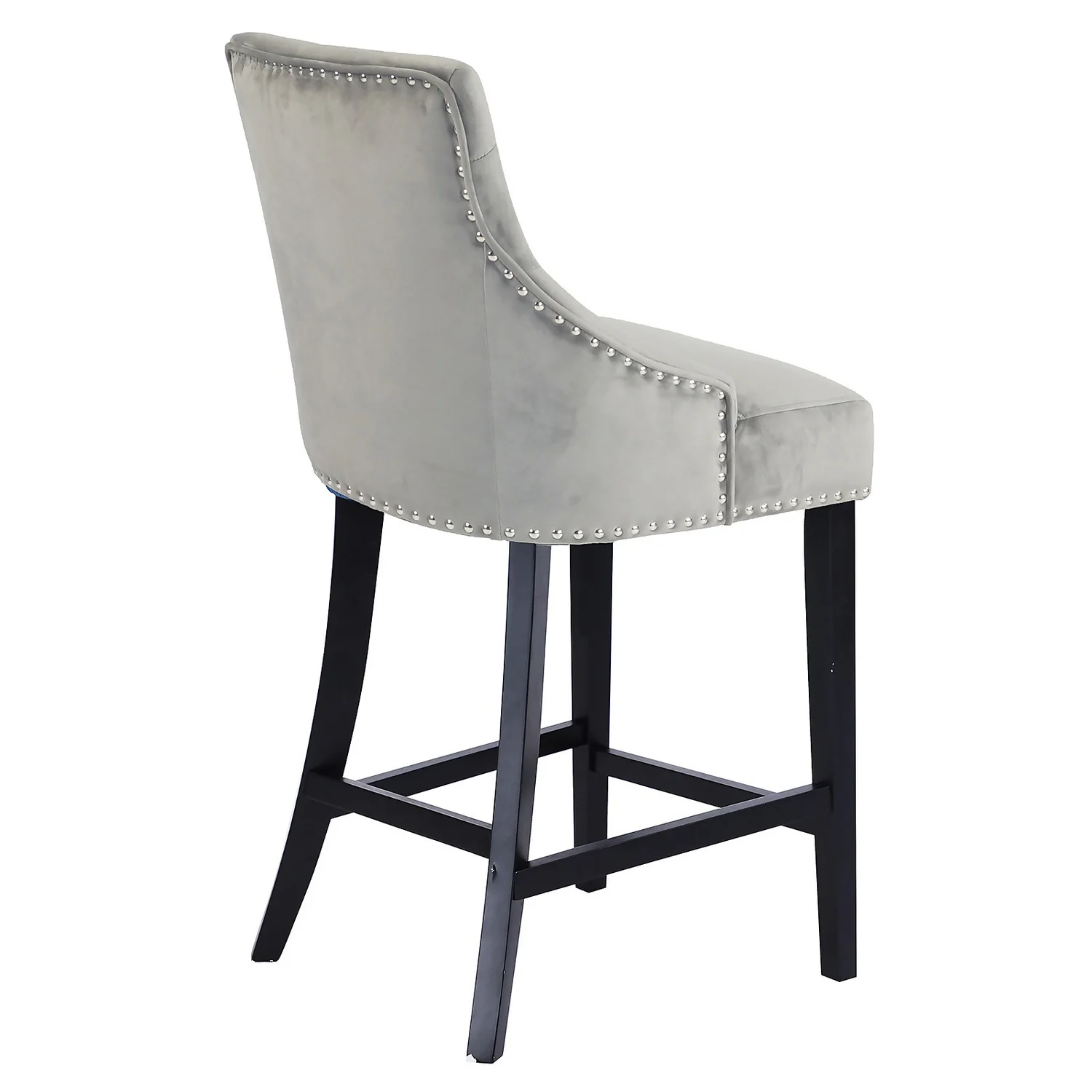 Annabelle Velvet Bar Stool - Grey Annabelle Velvet Bar Stool - Grey -Famous Furniture Store 13223761 2014927306609680