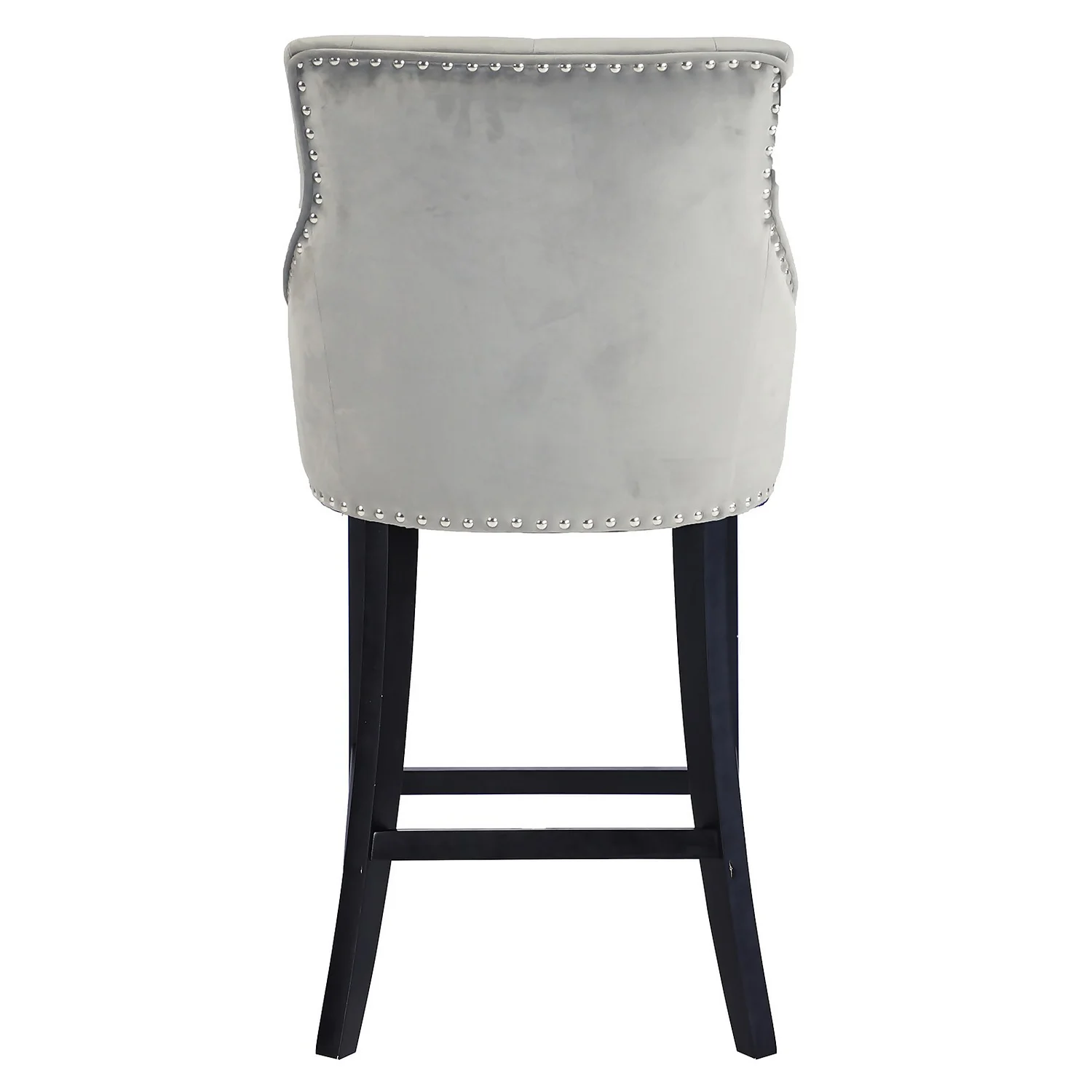 Annabelle Velvet Bar Stool - Grey Annabelle Velvet Bar Stool - Grey -Famous Furniture Store 13223761 5874927306625451