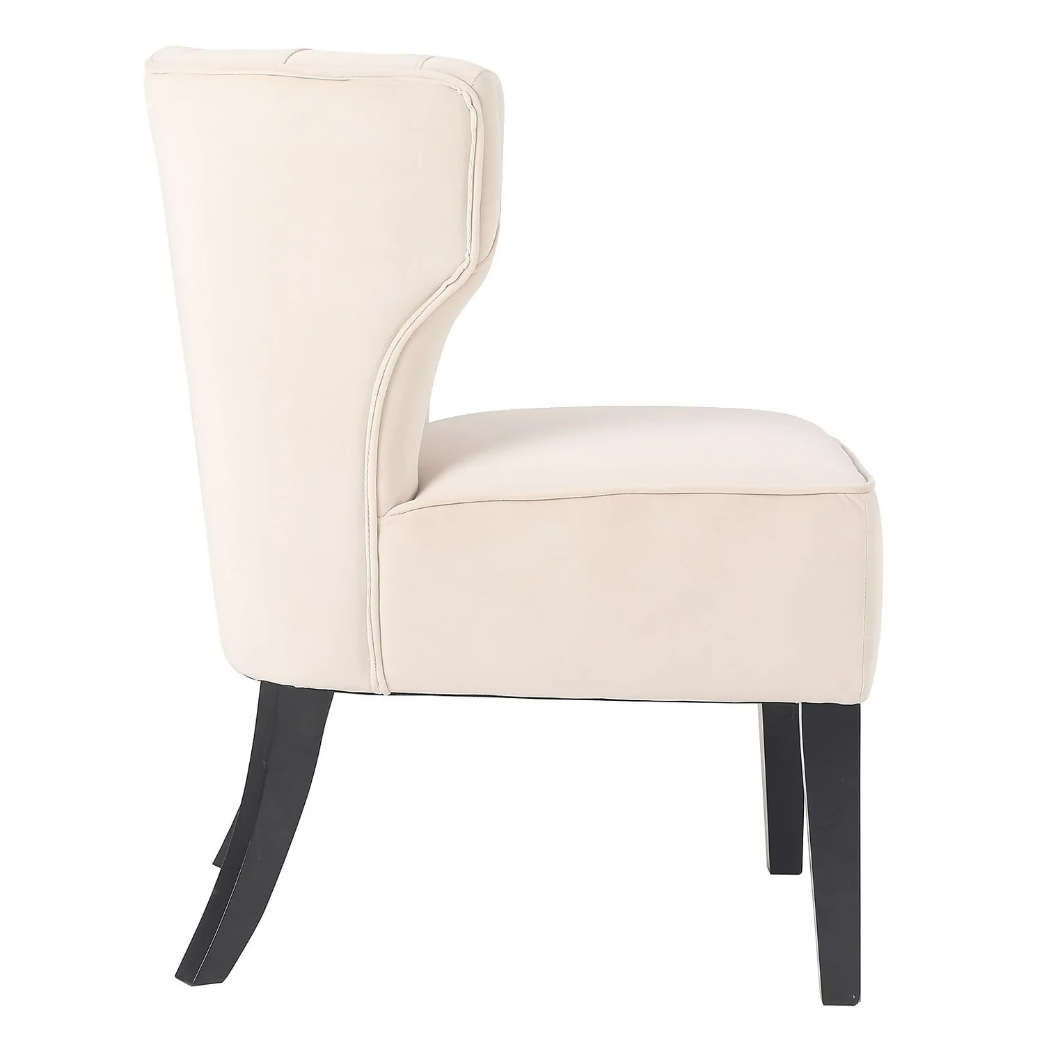 Sadie Velvet Accent Chair - Ivory Sadie Velvet Accent Chair - Ivory -Famous Furniture Store 13223762 1734927512058890