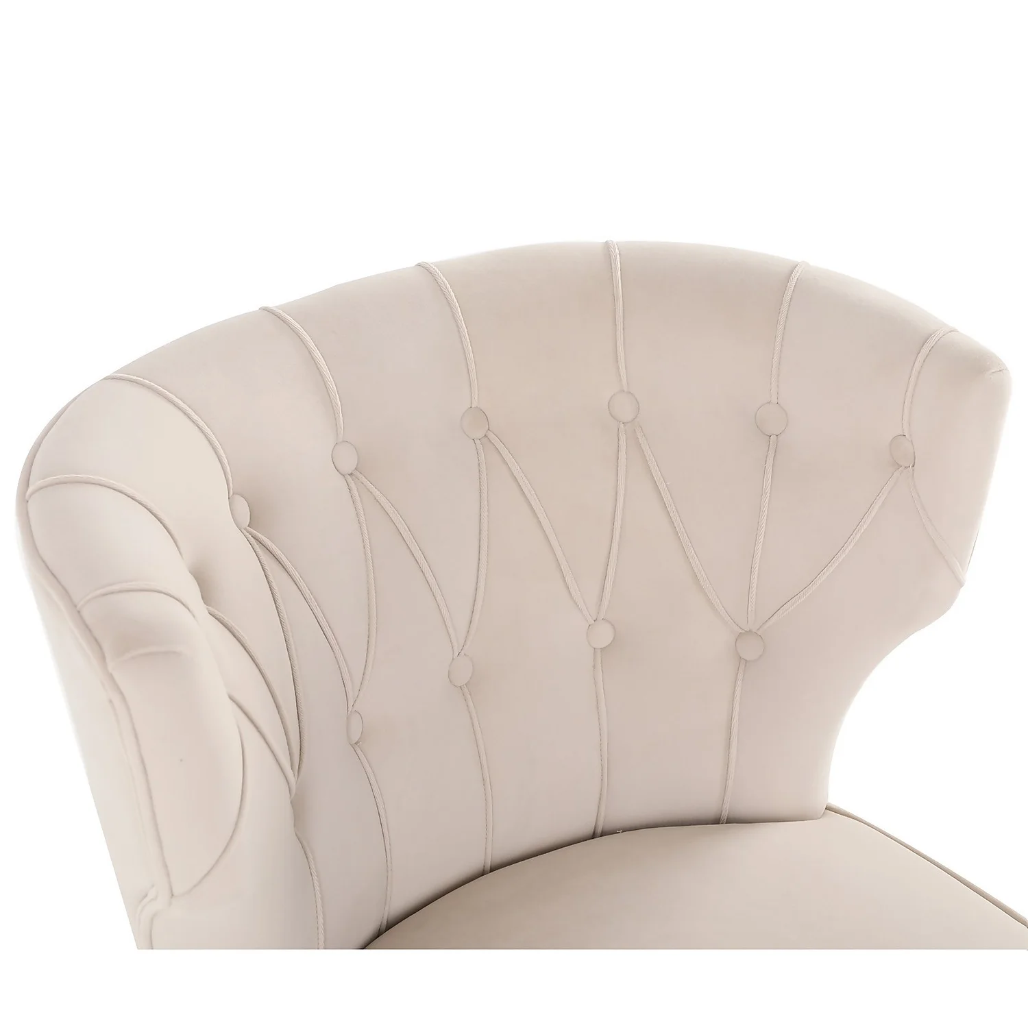 Sadie Velvet Accent Chair - Ivory Sadie Velvet Accent Chair - Ivory -Famous Furniture Store 13223762 3894927512142902