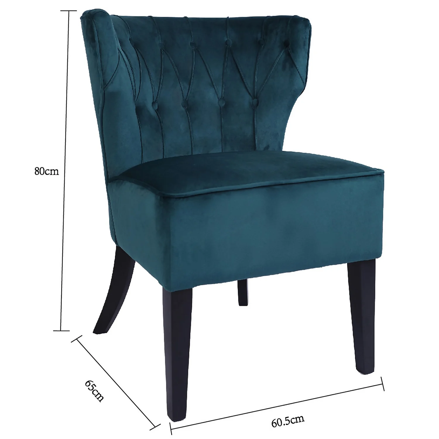 Sadie Velvet Accent Chair - Aegean Blue Sadie Velvet Accent Chair - Aegean Blue -Famous Furniture Store 13223769 1444958840774388
