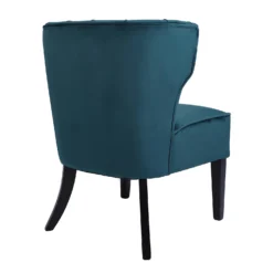 Sadie Velvet Accent Chair - Aegean Blue 4 Sadie Velvet Accent Chair - Aegean Blue -Famous Furniture Store 13223769 1514958840668956
