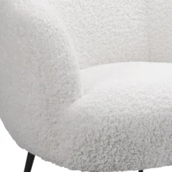 Tori Boucle Tub Chair - White 5 Tori Boucle Tub Chair - White -Famous Furniture Store 13224150 2014919264590698