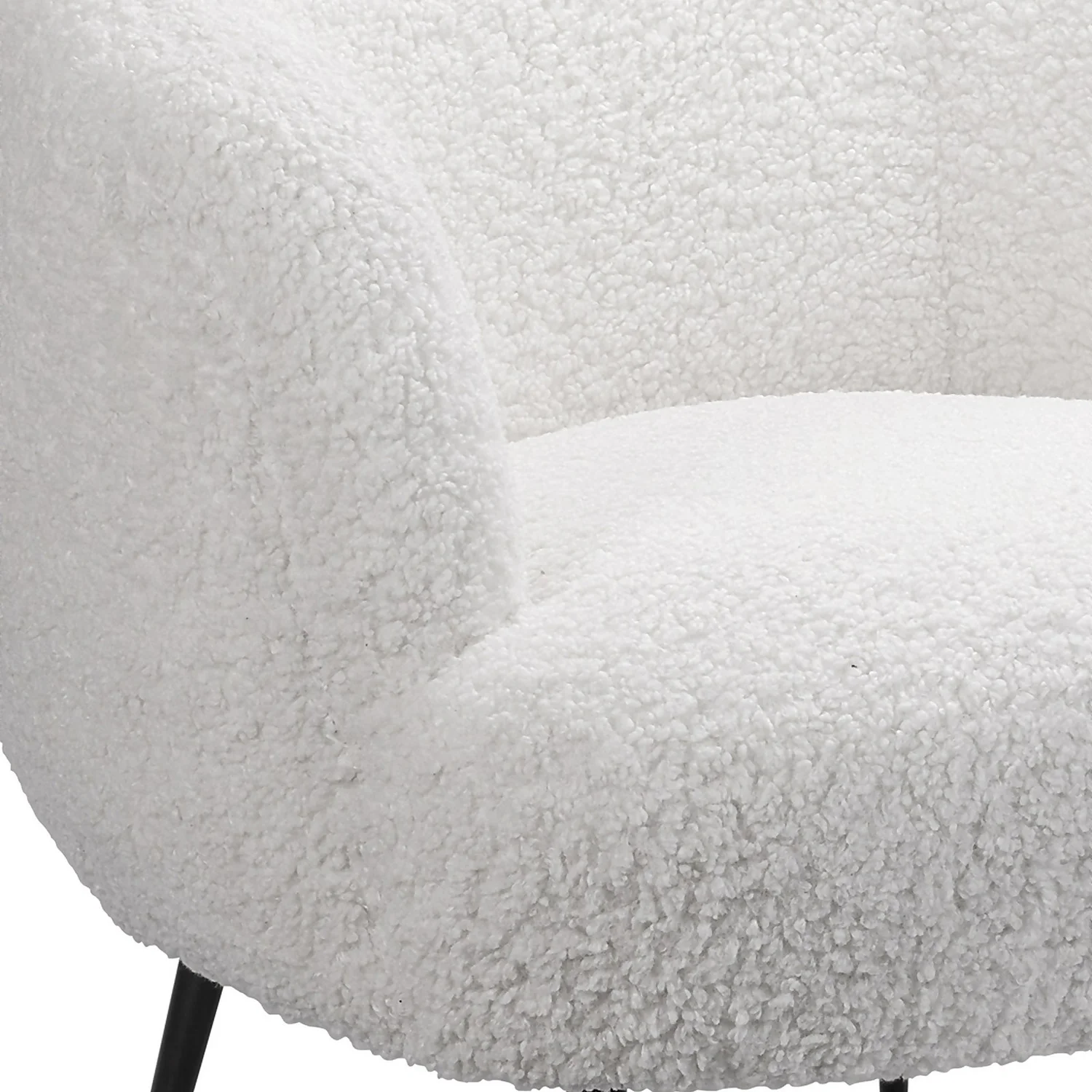 Tori Boucle Tub Chair - White Tori Boucle Tub Chair - White -Famous Furniture Store 13224150 2014919264590698