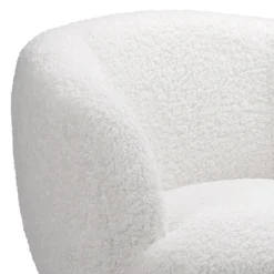 Tori Boucle Tub Chair - White 4 Tori Boucle Tub Chair - White -Famous Furniture Store 13224150 2234919264570028