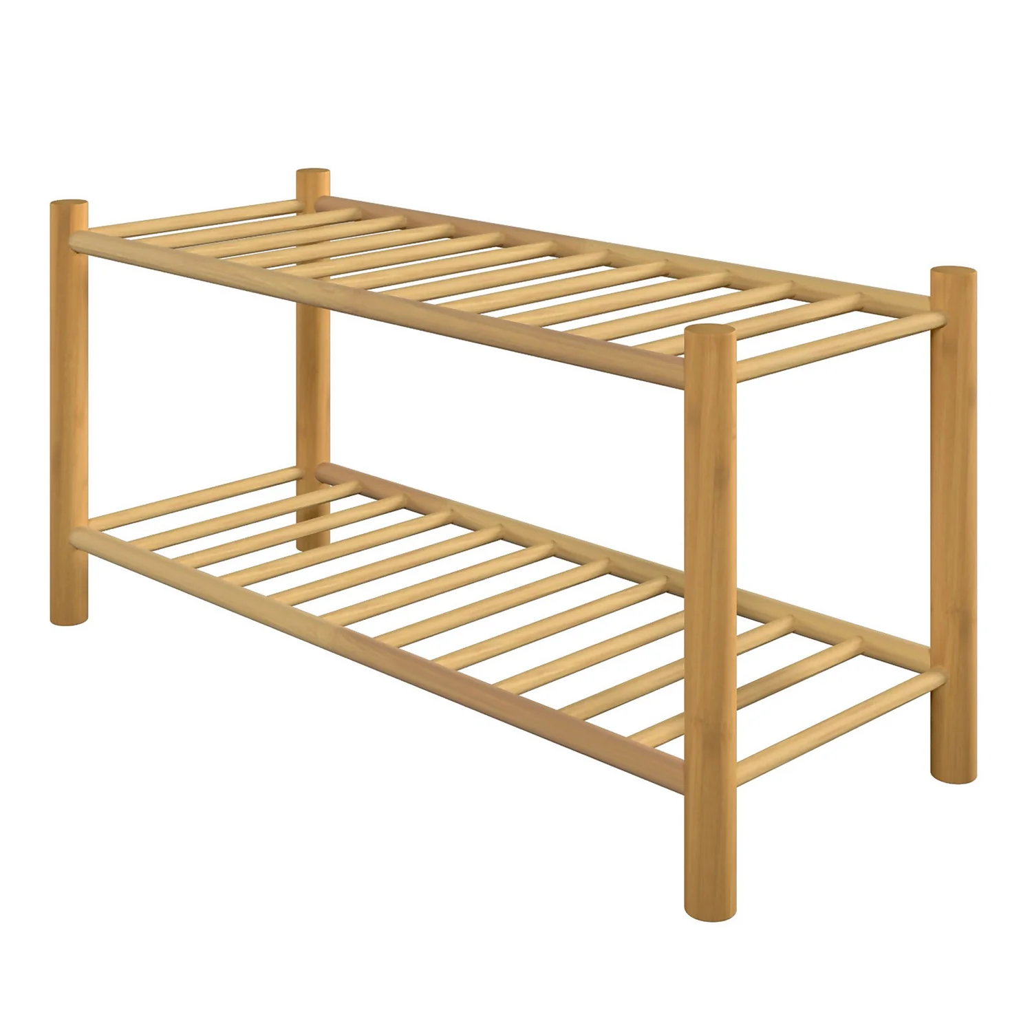 Living Elements 2 Tier Bamboo Shoe Rack Living Elements 2 Tier Bamboo Shoe Rack -Famous Furniture Store 13231129 2014929069009984