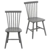 The Spindle Chair - Set Of 2 - Charcoal