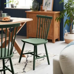 The Spindle Chair - Set Of 2 - Forest Green -Famous Furniture Store 13460768 5934940701448568