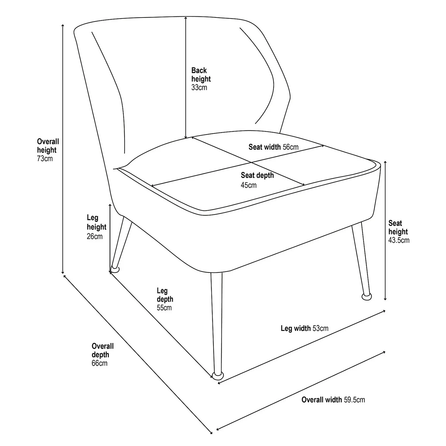 The Accent Chair - Cream The Accent Chair - Cream -Famous Furniture Store 13514414 9195014368838149