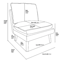 Pippa Pillow Accent Chair - Blue -Famous Furniture Store 13514417 5275014368835176