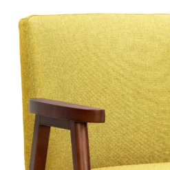 Alex Mid Century Armchair - Ochre 4 Alex Mid Century Armchair - Ochre -Famous Furniture Store 13514419 9334963831694997