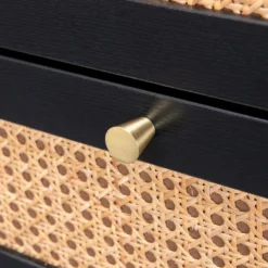 Kubu Rattan 3 Drawer Chest - Black -Famous Furniture Store 13633730 7014974679552962