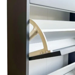 Lewis Shoe Storage Unit - Grey 4 Lewis Shoe Storage Unit - Grey -Famous Furniture Store 13633732 9394974471983262