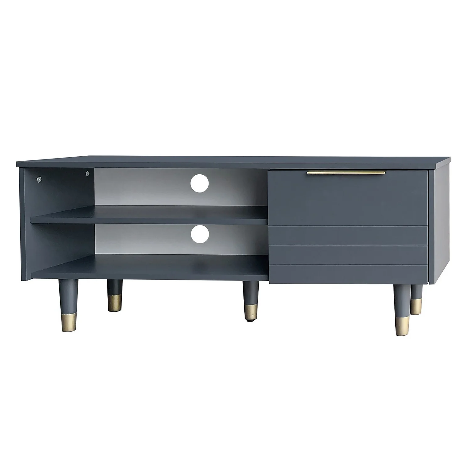 Lewis Compact TV Unit - Grey Lewis Compact TV Unit - Grey -Famous Furniture Store 13633734 1884998257813703