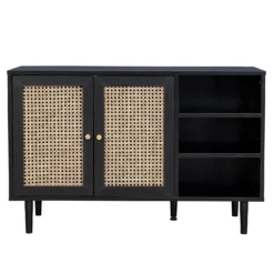 Kubu Rattan Sideboard - Black -Famous Furniture Store 13633735 2044974679747746