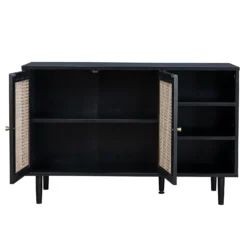 Kubu Rattan Sideboard - Black -Famous Furniture Store 13633735 3784974679687104