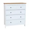 Ren 5 Drawer Chest - White