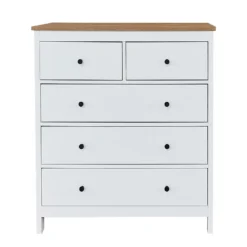 Ren 5 Drawer Chest - White -Famous Furniture Store 13633737 2944975192808226