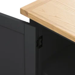 Ashstead Small Sideboard - Oak & Charcoal -Famous Furniture Store 13642198 1454953455829072