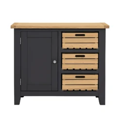 Ashstead Small Sideboard - Oak & Charcoal -Famous Furniture Store 13642198 1535045743886223