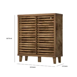 Erik Slatted Petite Sideboard -Famous Furniture Store 13642846 6444967648296101