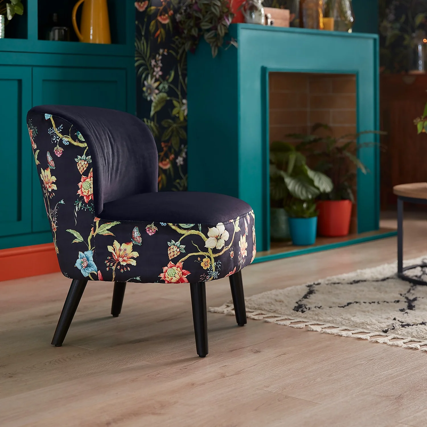 Amy Occasional Chair - Curiosity Navy Amy Occasional Chair - Curiosity Navy -Famous Furniture Store 13644153 3764977257180724