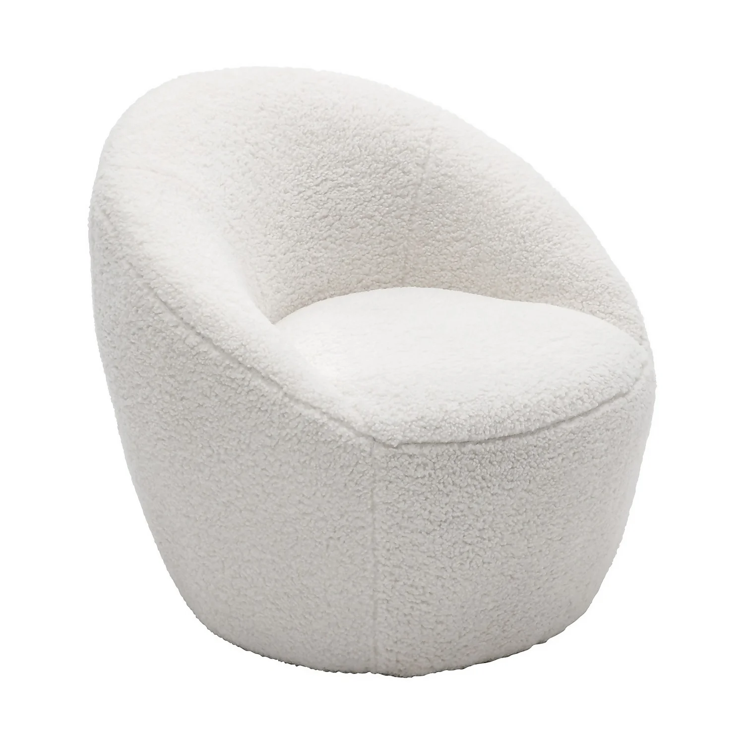 Bernie Boucle Chunky Tub Chair - Cream Bernie Boucle Chunky Tub Chair - Cream -Famous Furniture Store 13644159 1094997056562736