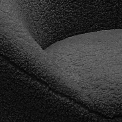 Bernie Boucle Chunky Tub Chair - Black -Famous Furniture Store 13644161 1324997057010519