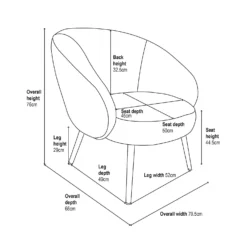 Bella Occasional Chair - Grey 7 Bella Occasional Chair - Grey -Famous Furniture Store 13644167 1335018743014399