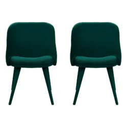 Oliver Upholstered Dining Chairs - Set Of 2 - Emerald -Famous Furniture Store 13644172 1834998258794331