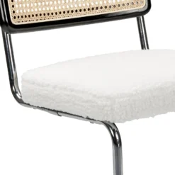 Rory Rattan Back Dining Chair - Set Of 2 - Cream -Famous Furniture Store 13644185 1134997056950000