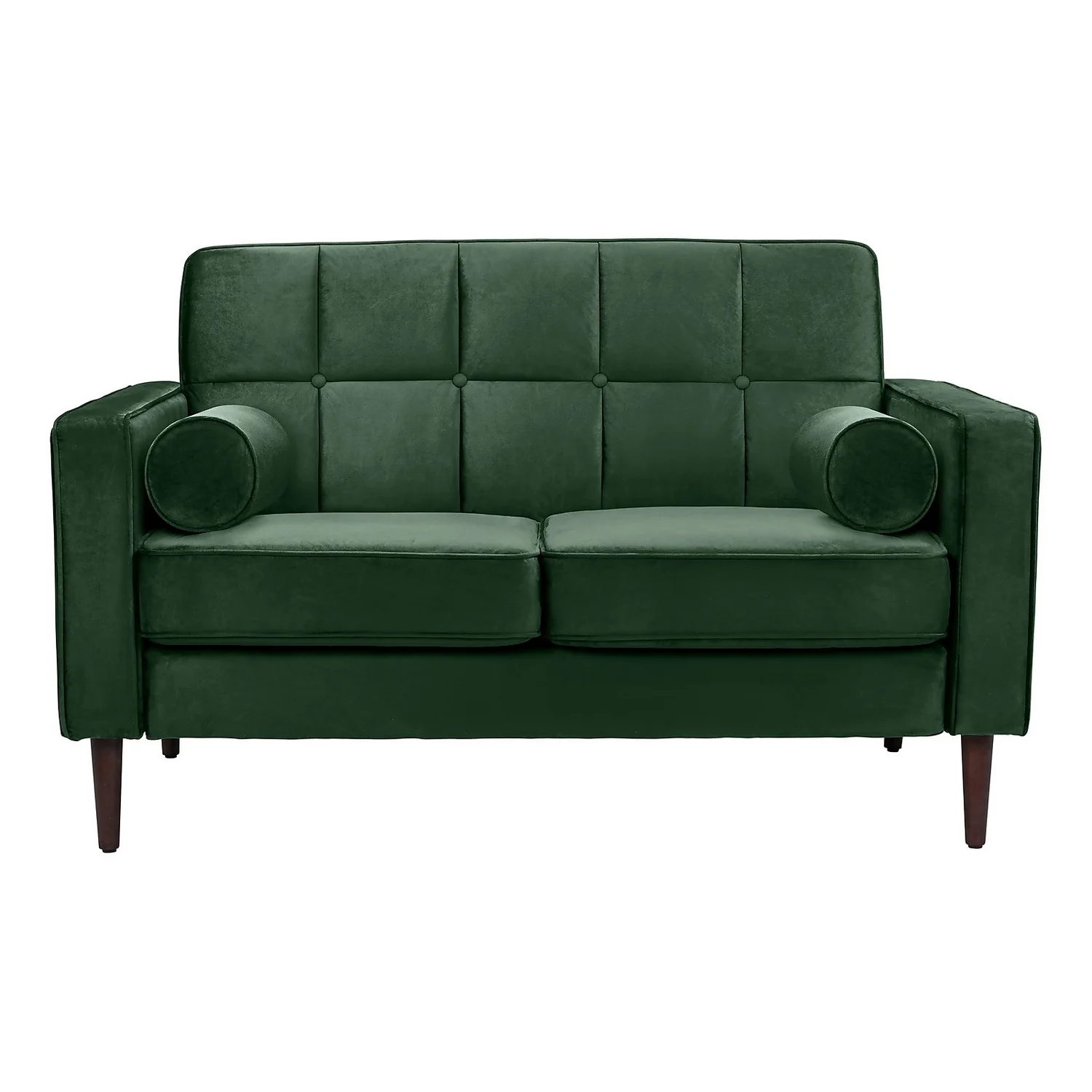 Draper Velvet 2 Seater Sofa in a Box - Green Draper Velvet 2 Seater Sofa In A Box - Green -Famous Furniture Store 13645998 1914978299810930